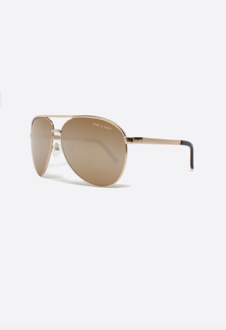 QUAY AUSTRALIA x Shay Vivienne Sunglasses - Gold Mirrored QUAY AUSTRALIA x Shay Vivienne Sunglasses - Gold Mirrored
