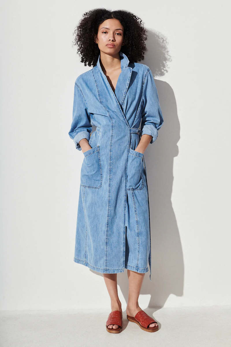 rachel comey denim dress Rachel Comey Terri Dress