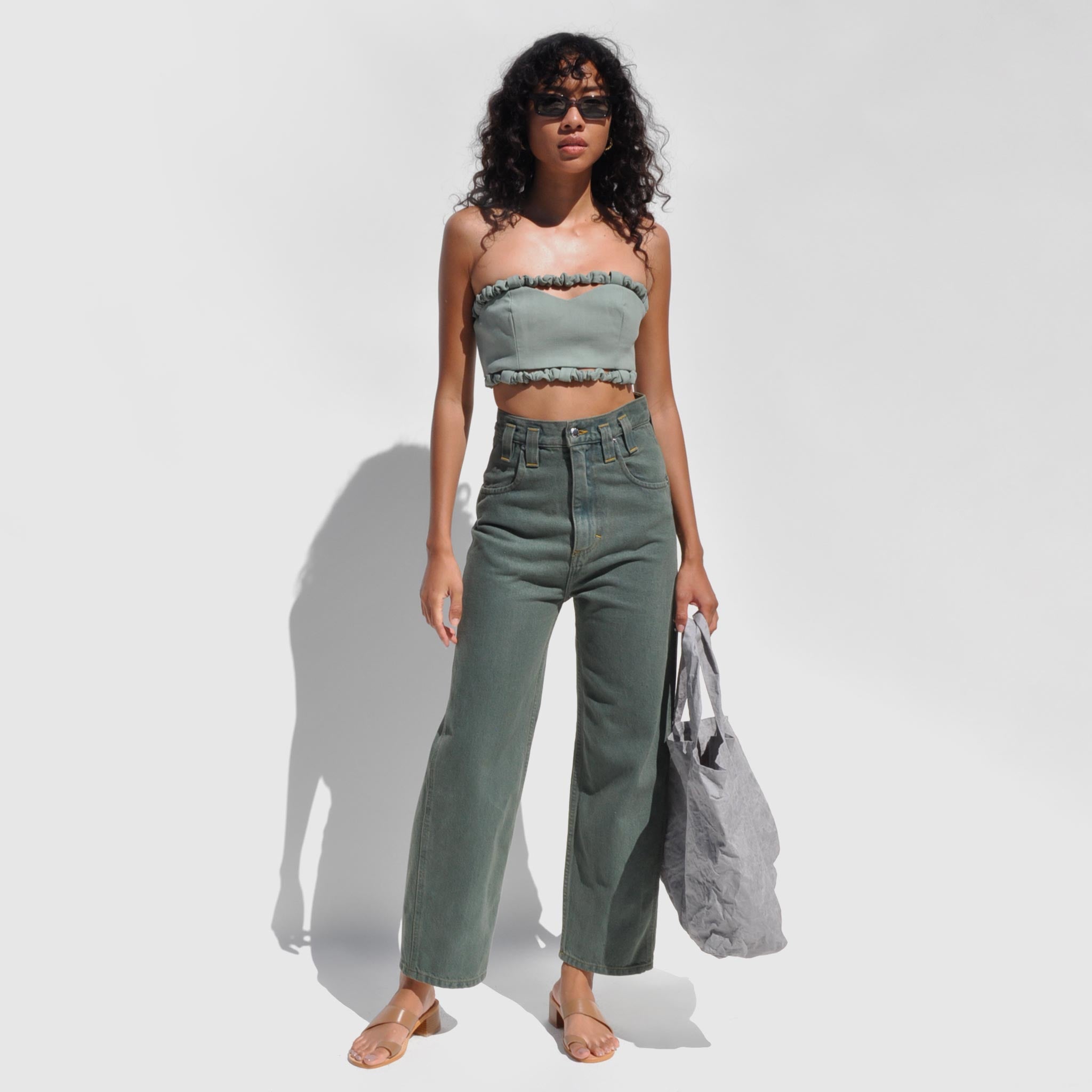 パンツ eckhaus latta baggy jeans Eckhaus Latta Baggy Jean Crater Men | wasted hour concept