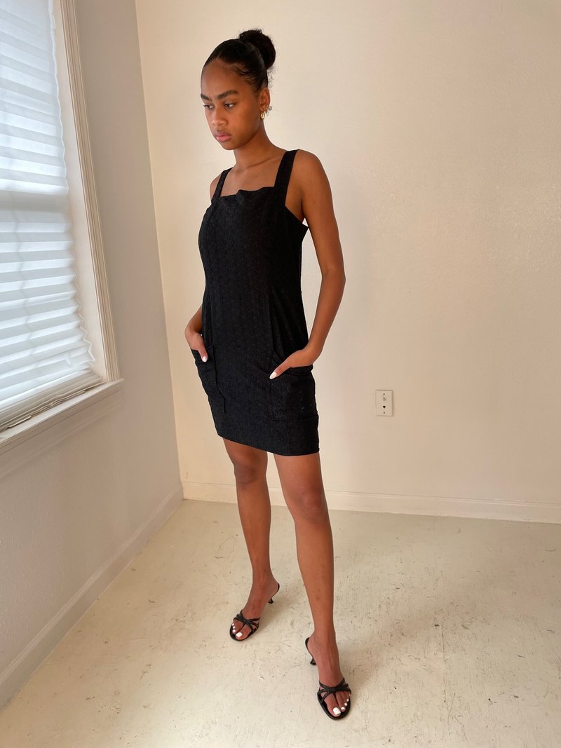DKNY Classic DKNY eyelet dress Black Garmentory