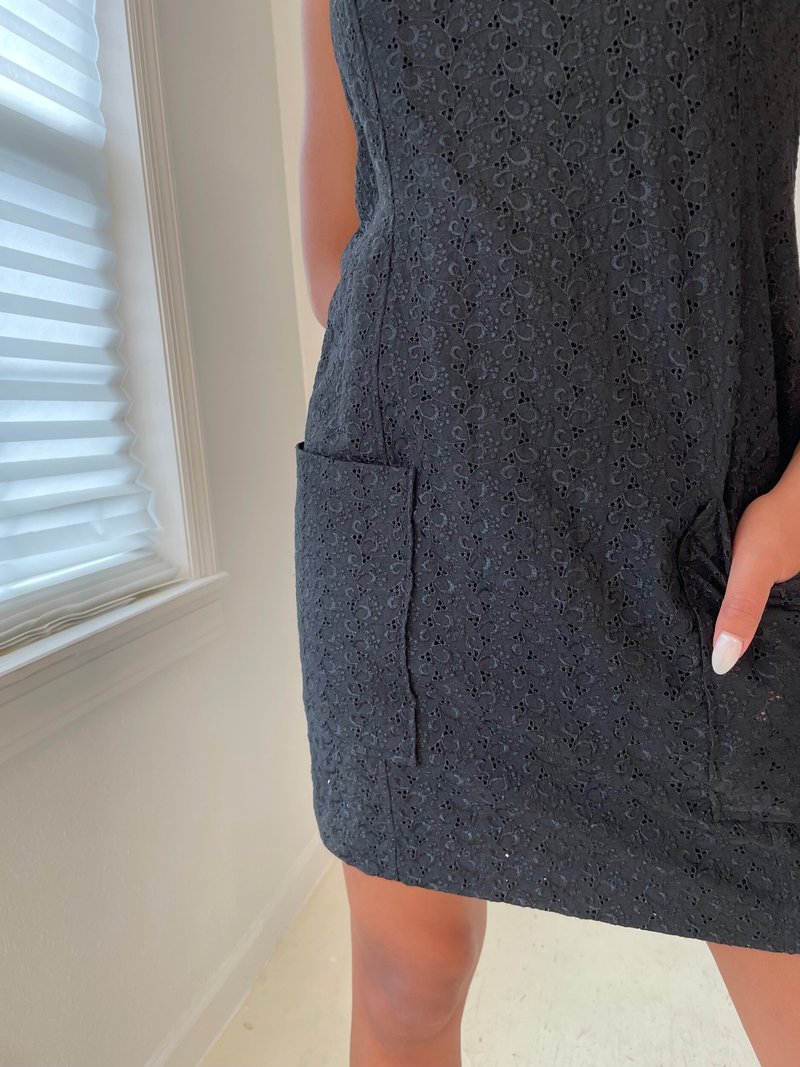 Dkny eyelet dress deals
