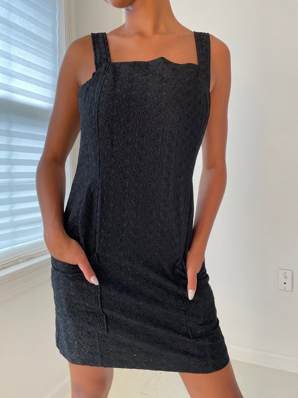 Dkny eyelet dress hotsell