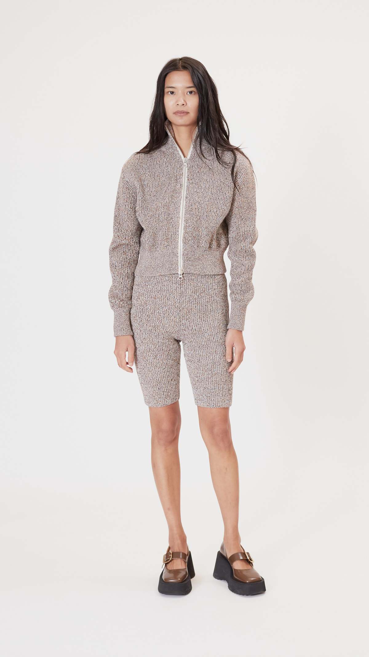 Maison Margiela Double Zip Cardigan - Khaki | Garmentory