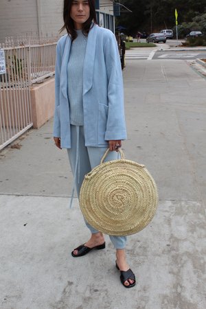 Beklina Moroccan Woven Circle Tote Beklina Moroccan Woven Circle Tote