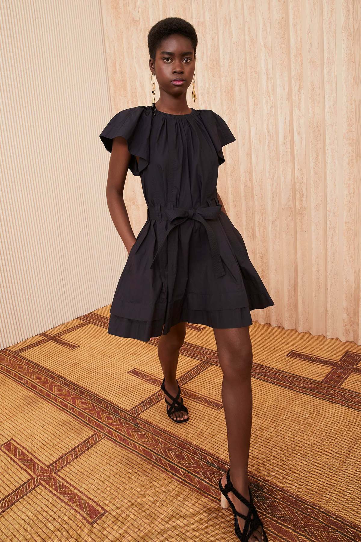 Ulla Johnson Mae Dress - Black | Garmentory