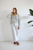 Ali Golden Chunky V-Neck Sweater - Thumbnail 2