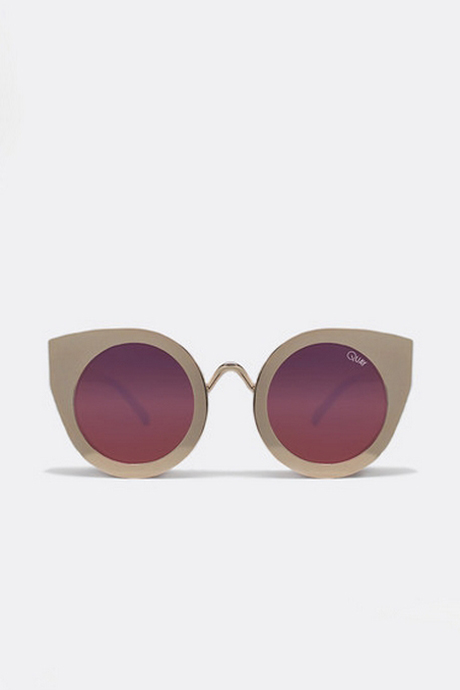 QUAY Tainted Love Cat-Eye Sunglasses- Gold QUAY Tainted Love Cat-Eye Sunglasses- Gold