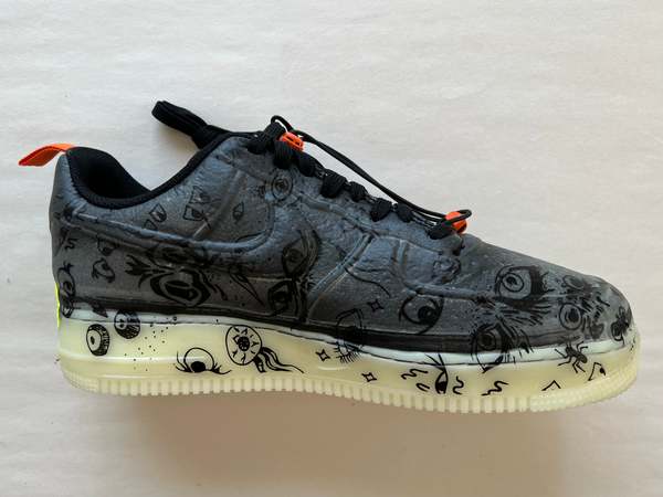 Nike Air Force Low Experimental Halloween Shoes Black Garmentory