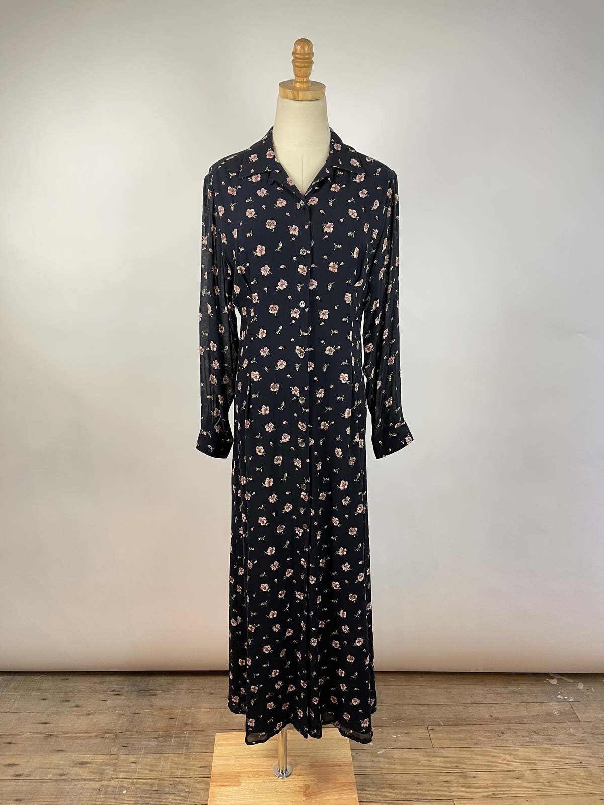 chinese dress ladies Breathtaking Rare Precious Laura Ashley Made in Wales 70s Maxi Dress – The  Pansy Garden main image 1