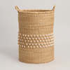 Woven Worldwide Cowrie Shell Basket - Natural - Thumbnail 1