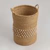 Woven Worldwide Cowrie Shell Basket - Natural - Thumbnail 2