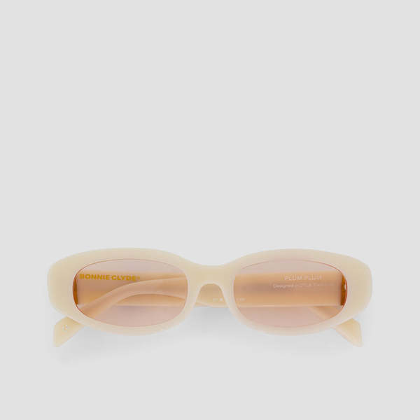 Bonnie Clyde Plum Plum Sunglasses - Cream Pink | Garmentory