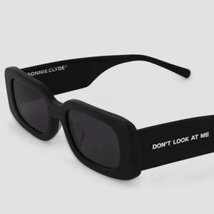 Bonnie Clyde Show and Tell Sunglasses - Black/Black | Garmentory