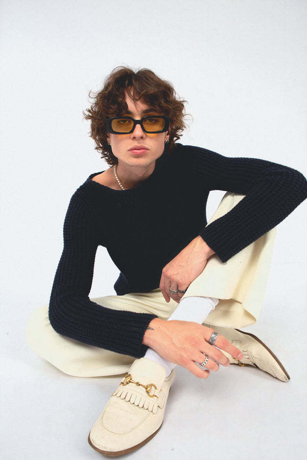 Bonnie Clyde Show and Tell Sunglasses - Black/Yellow  display picture 3