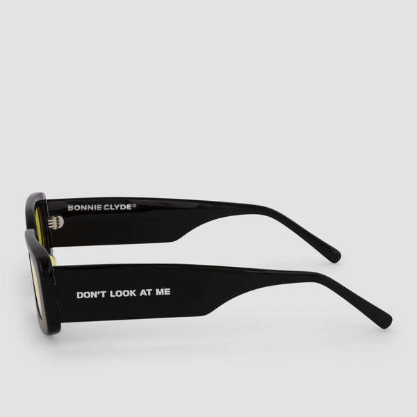 Bonnie Clyde Show and Tell Sunglasses - Black/Yellow | Garmentory