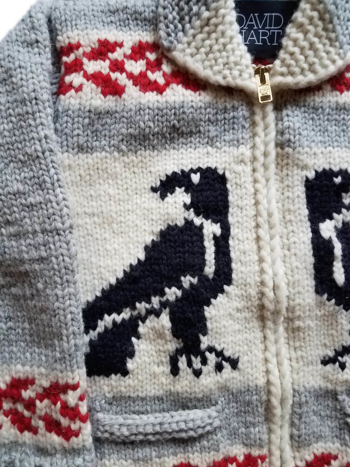 David Hart EAGLE COWICHAN SWEATER - Image 2 of 4