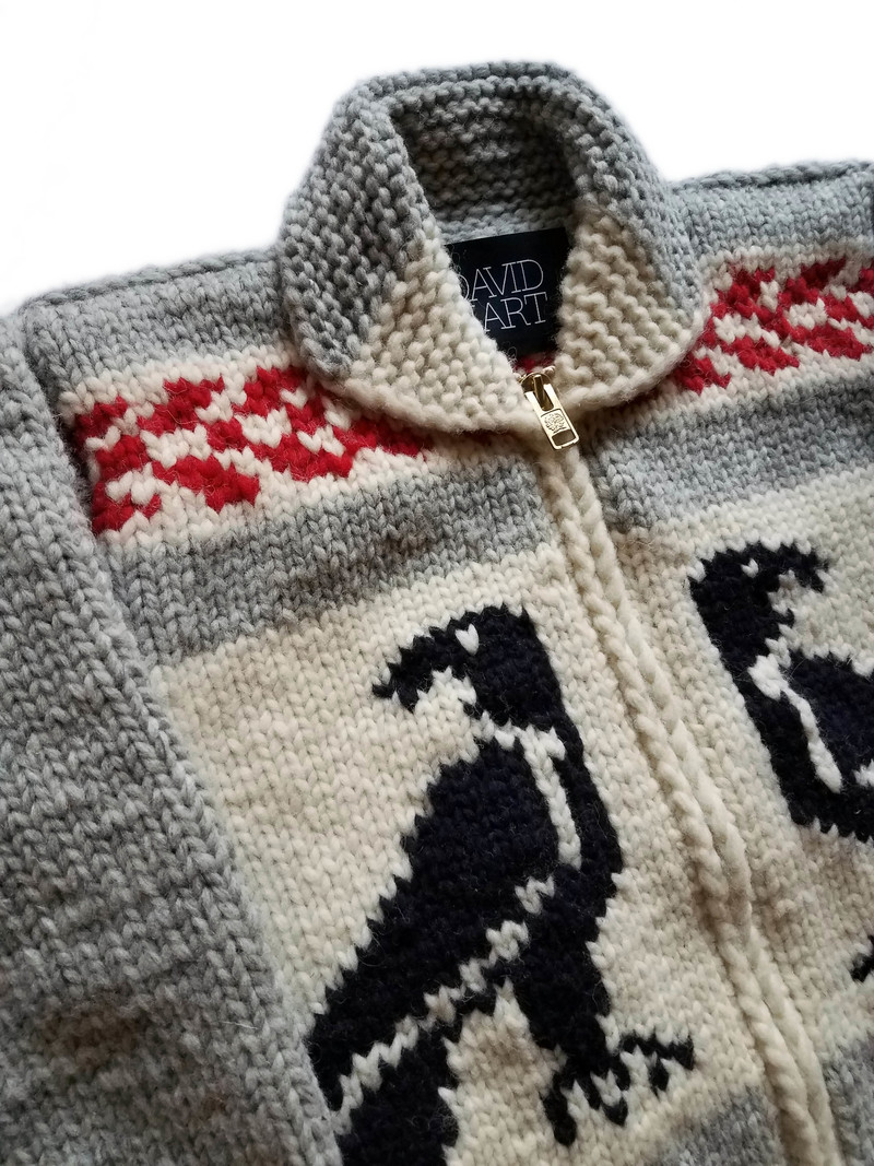 David Hart EAGLE COWICHAN SWEATER