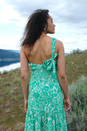 PEONY Vacation Midi Dress - Clover 