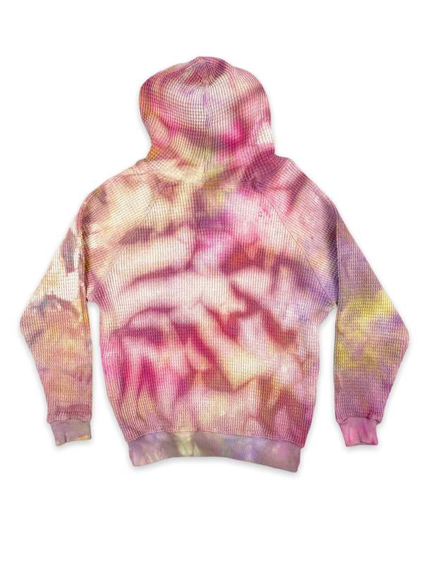 Camp High Ice Dyed Waffle Hoodie Tye Dye
