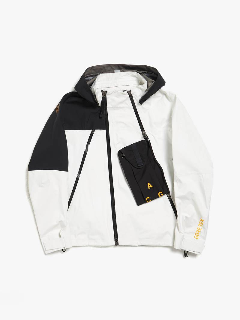 Nike ACG M Details Gore-Tex Jacket - White/Black | Garmentory