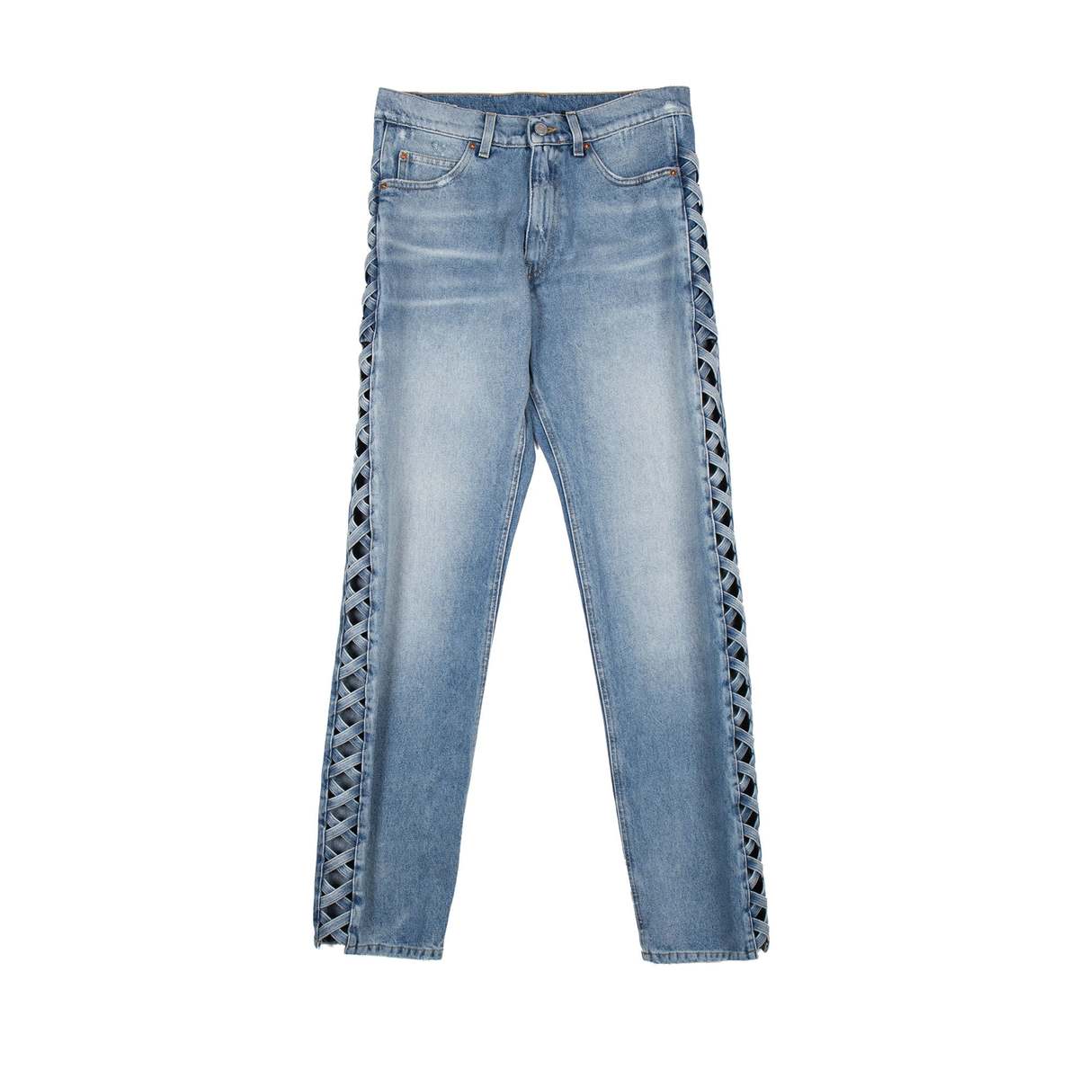 Martine rose マーティンローズ　cross hatch ジーンズ Martine Rose Cross hatch jeans - blue | Garmentory