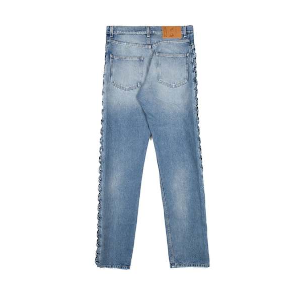 Martine Rose Cross hatch jeans - blue | Garmentory