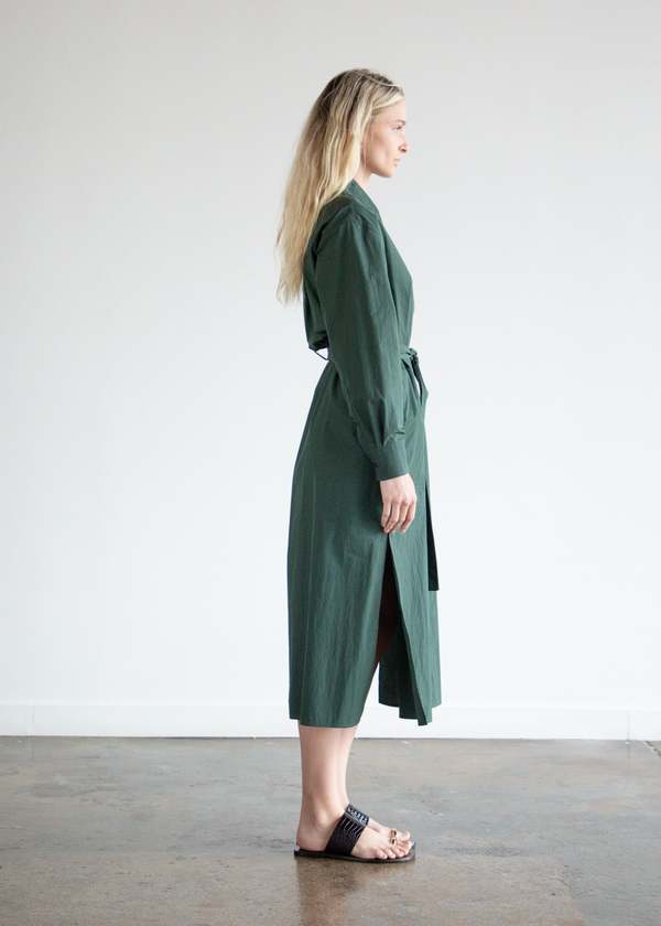 hunter green dress what color shoes Mesh Sydney Dress | Jungmaven Hemp Clothing & Accessories