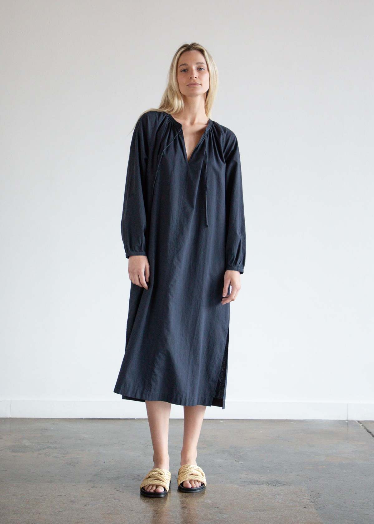 6397 Peasant Dress - Midnight | Garmentory