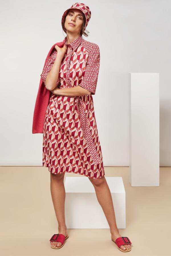Gran Sasso Fantasia Dress - Pink/Orange | Garmentory Gran Sasso Fantasia Dress - Pink/Orange | Garmentory