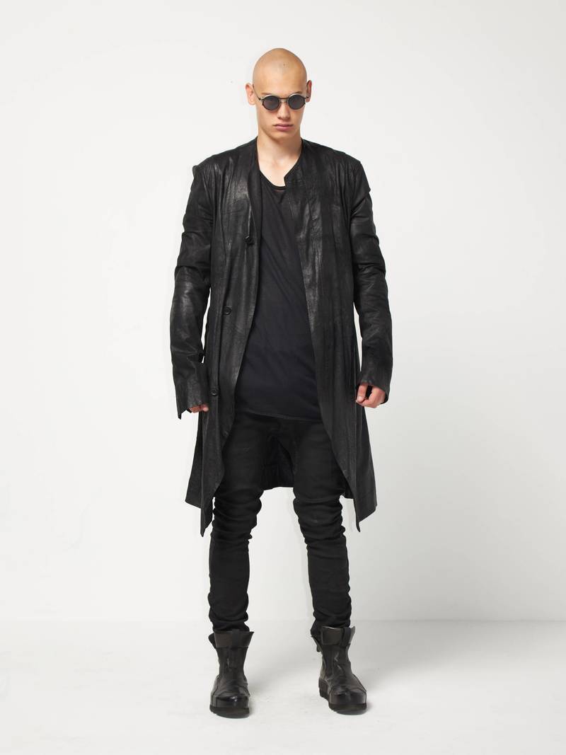 JULIUS Lamb Nuback Leather Jacket sample [Pre-Loved] Julius M SS16