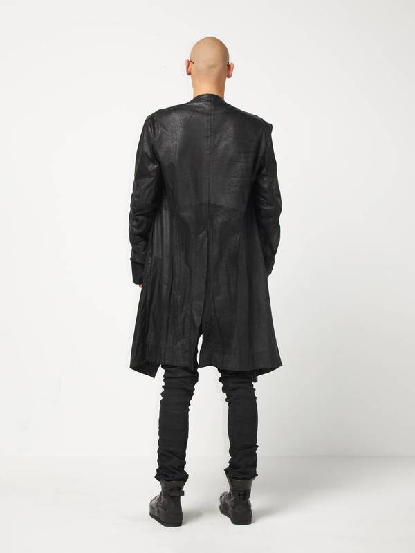 Pre-Loved] Julius M SS16 Sefiroth Elongated Lamb Nubuck Coat