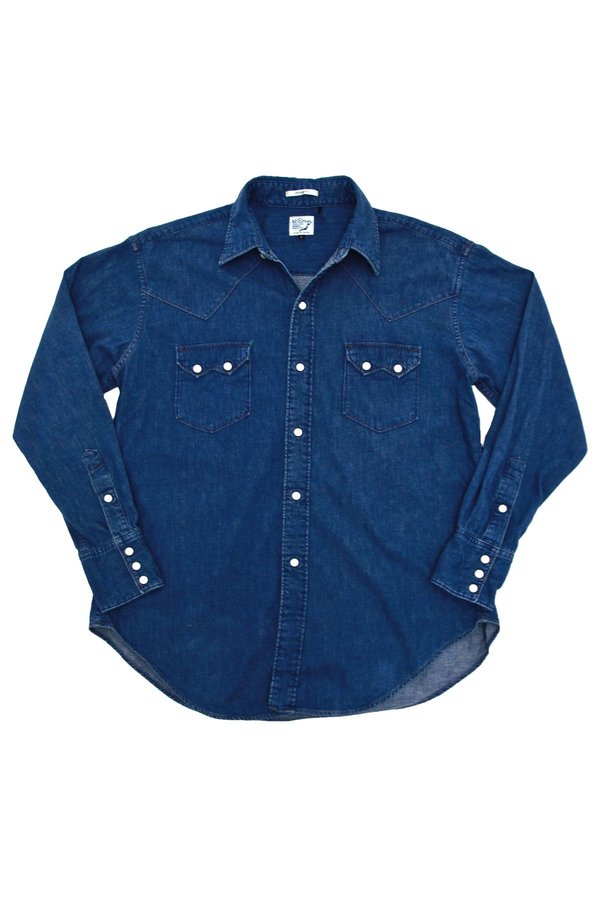 Orslow Vintage Fit Western Shirt Used Denim Garmentory