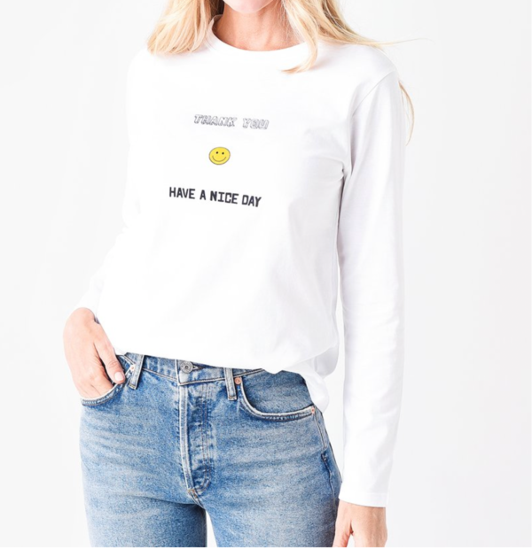 Kule The Modern Thank You Tee - White