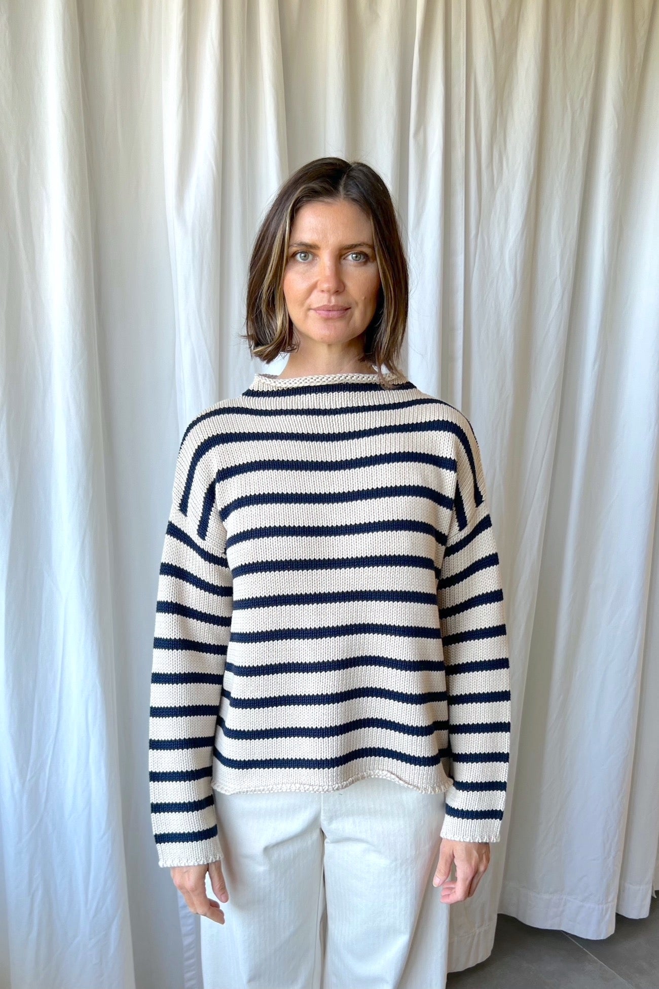 demylee Lamis Stripe Sweater - Natural 