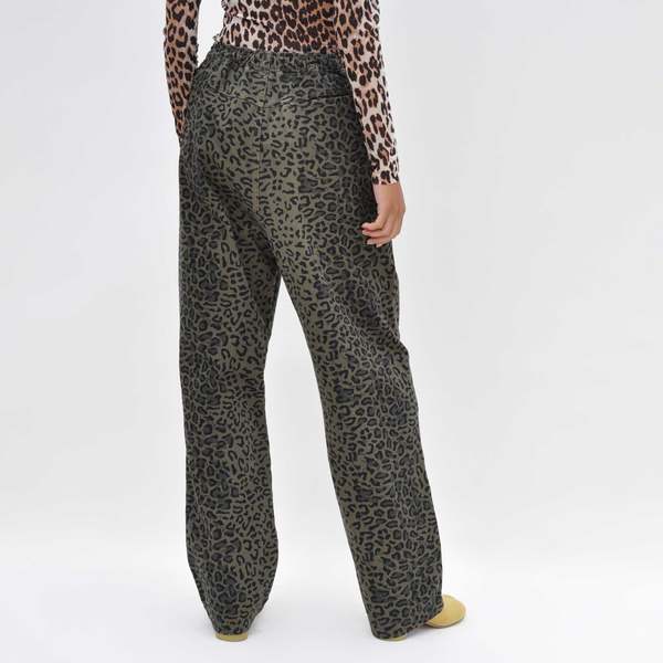 パンツ stussy beach pant leopard Stussy Leopard Beach Pant - Olive | Garmentory