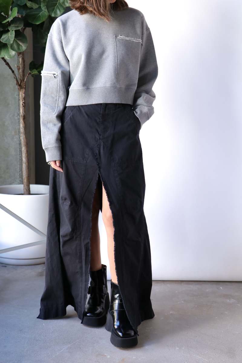 【MM6 MAISON MARGIELA】Printed Skirt ヤシの木 Long Skirt in Green by MM6 Maison Margiela – Idlewild