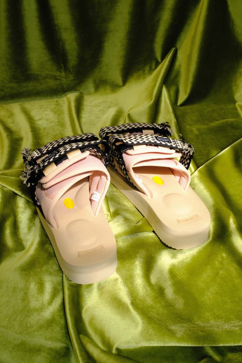 LANVIN x SUICOKE | CURB LACES NUBUCK SANDALS PINK サンダル LANVIN x SUICOKE | CURB LACES NUBUCK SANDALS PINK サンダル