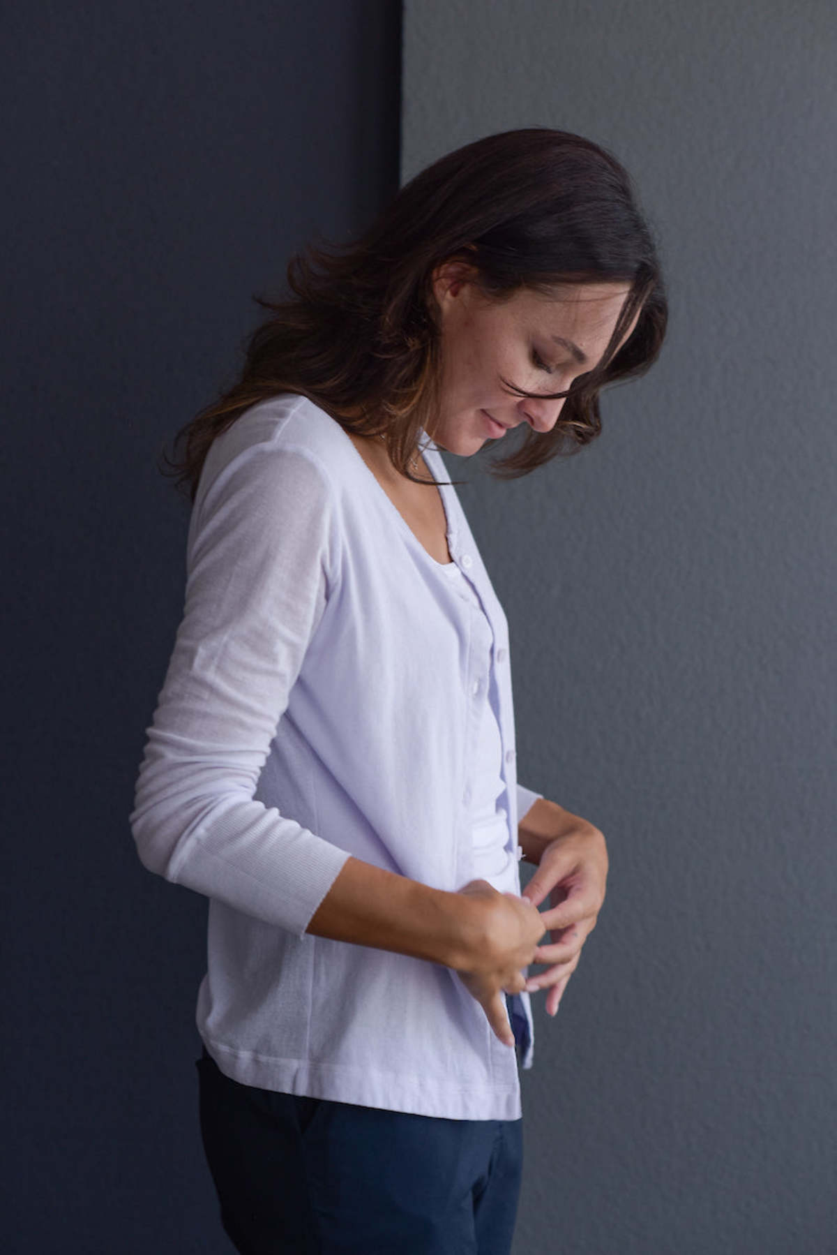 Kristensen du Nord Cotton Crepe Cardigan - Image 2 of 6