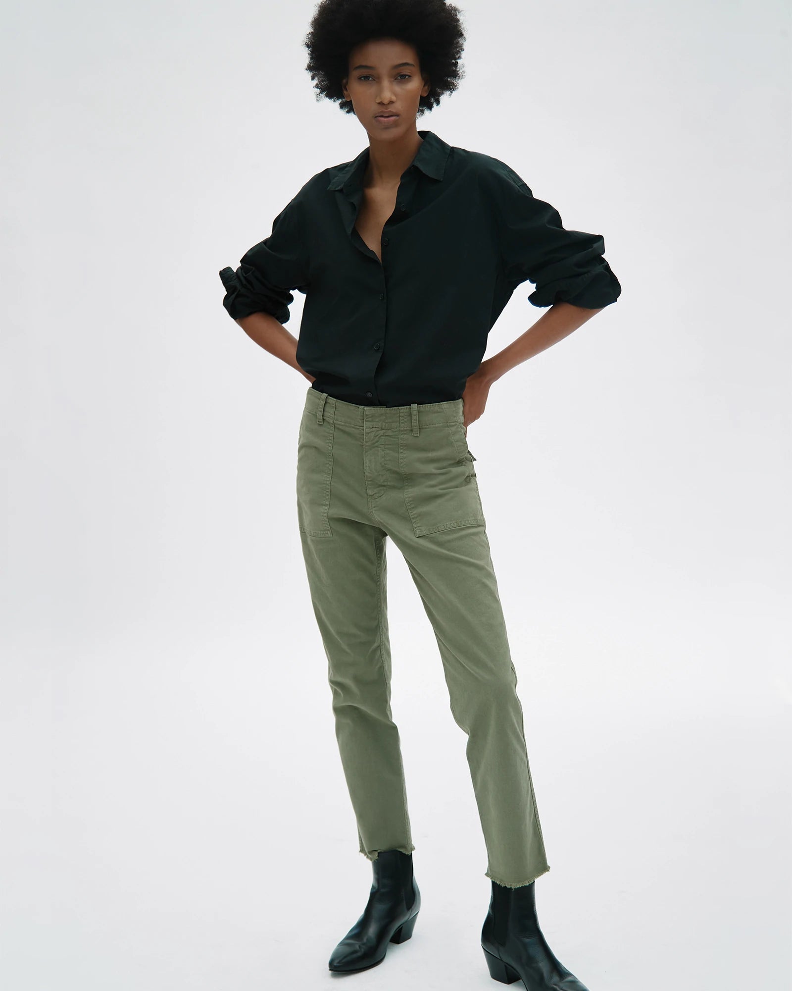 Nili Lotan Jenna Pant - Camo | Garmentory display picture 1