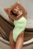TOAST SWIM Signature High Hip Swimsuit - Paradise Green - Thumbnail 5