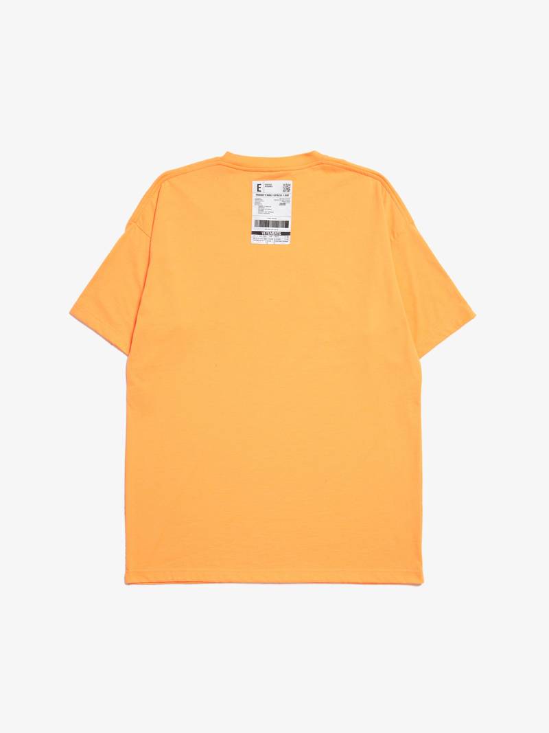 Vetements Logo Printed T-Shirt - Orange | Garmentory