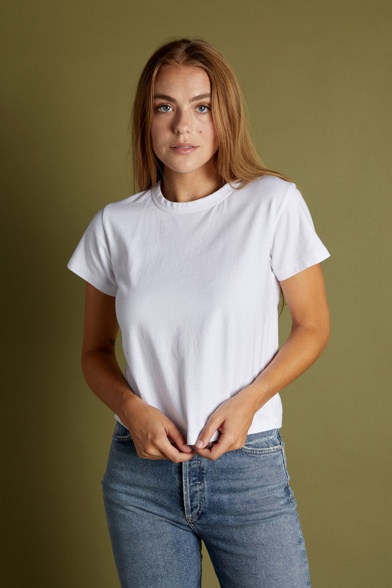 Leset Margo Tee - White | Garmentory