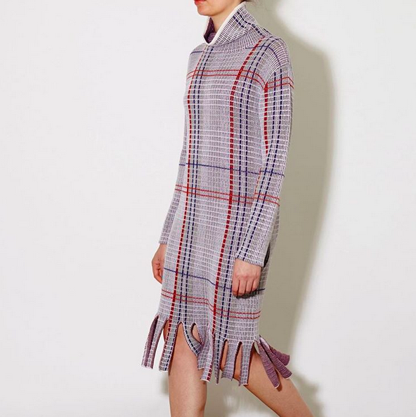 Rhié Turtleneck dress with fringe Rhié Turtleneck dress with fringe