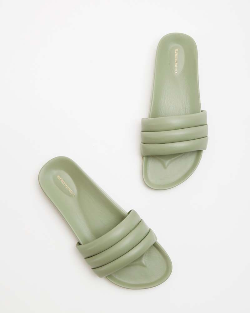 Beatrice Valenzuela Monocolor Sandals - Verdigris