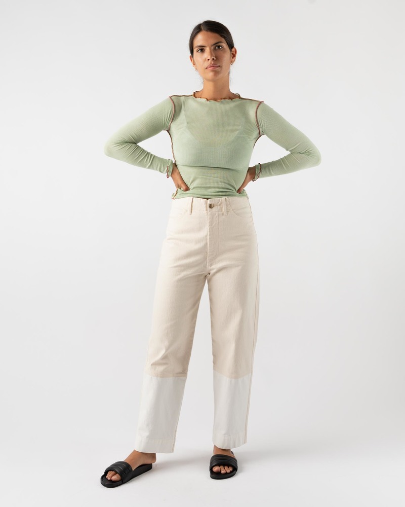 トップス Baserange Vein Long Sleeve - Mom Sand L Baserange Vein Long Sleeve - Mom Sand L