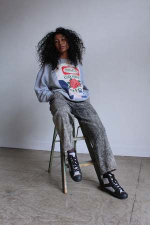 1990s Jimmy'Z Sneakers - Black/White | Garmentory