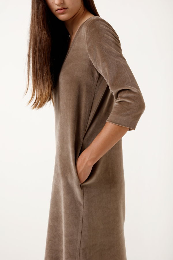 Stephan Schneider Mechanical Dress - Rose Grey