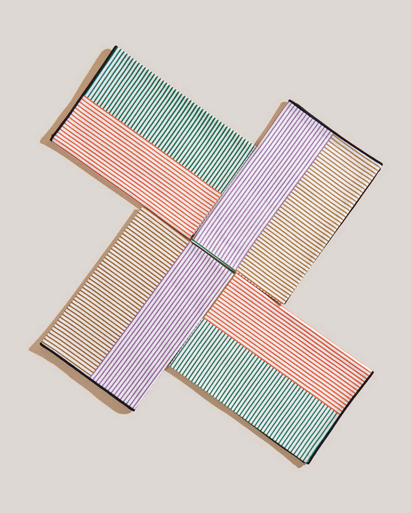 ATELIER SAUCIER The Marfa Stripe Napkin Set - Multi