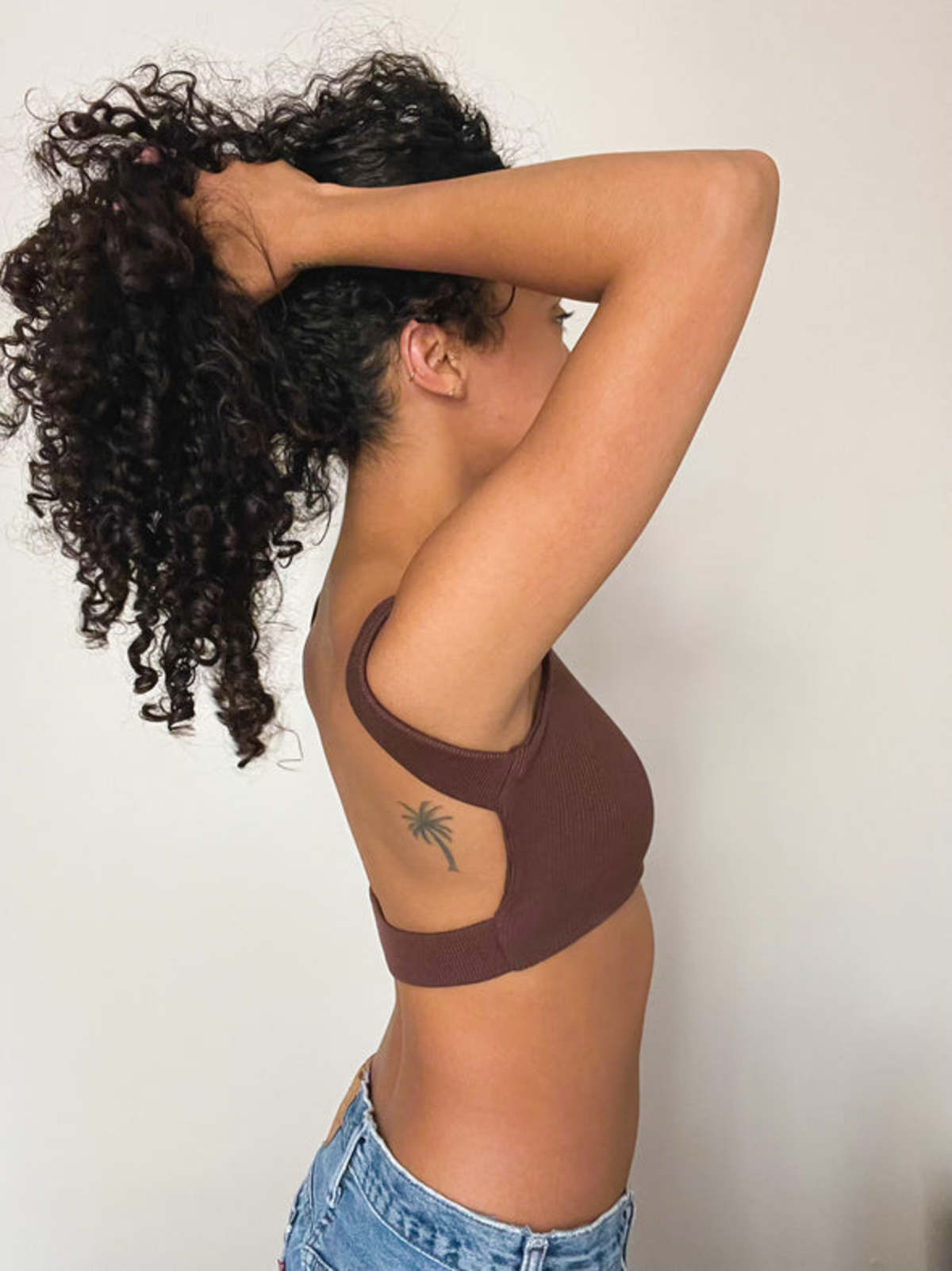 Nia Thomas Misty Bralette - Chocolate - Image 1 of 4