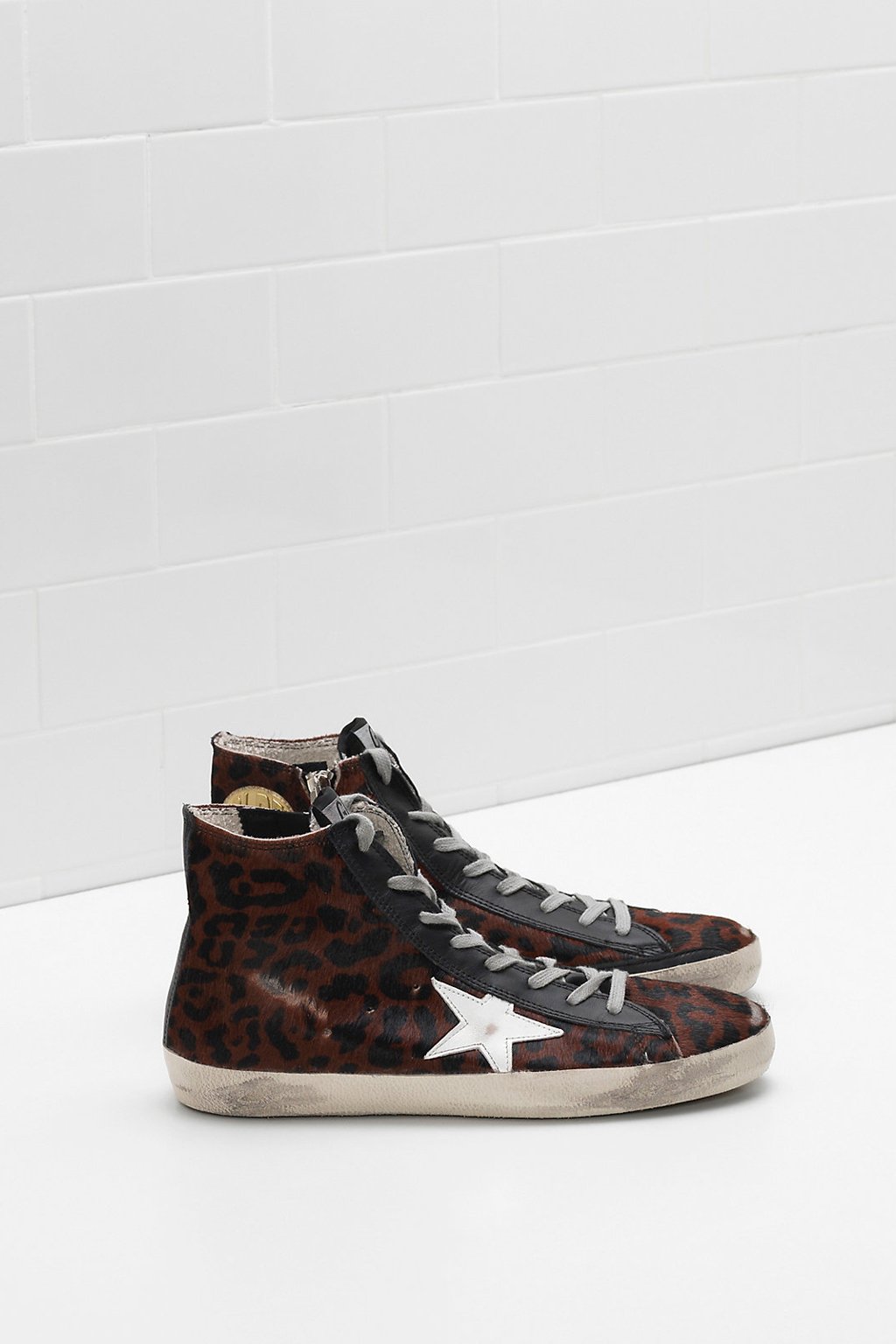 golden goose leopard francy